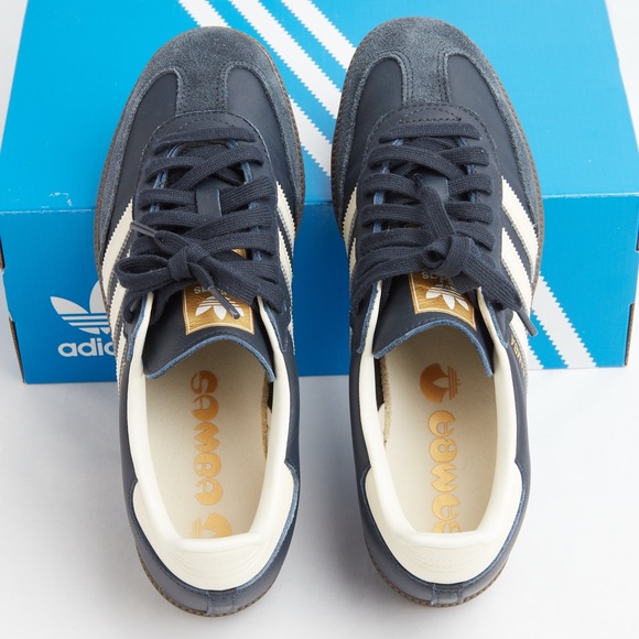 Adidas Samba OG Navy/Cream Men’s 8 - Picture 3 of 11